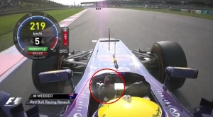 Webber protestin Vettelin tallimääräysten vastaisesta ohituksesta